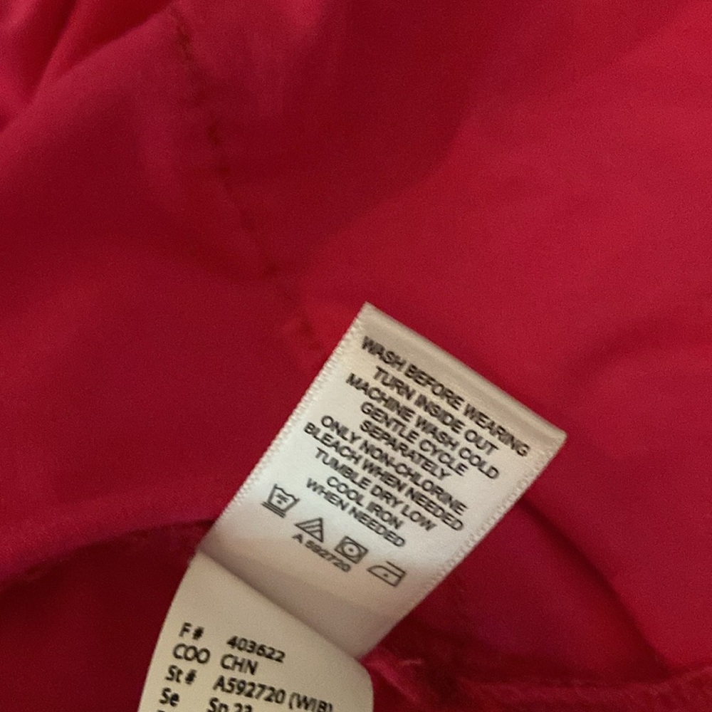 LOGO by Lori Goldstein Rayon 230 Dress Broomstick Lace Wild Berry Small Petite - Picture 11 of 15